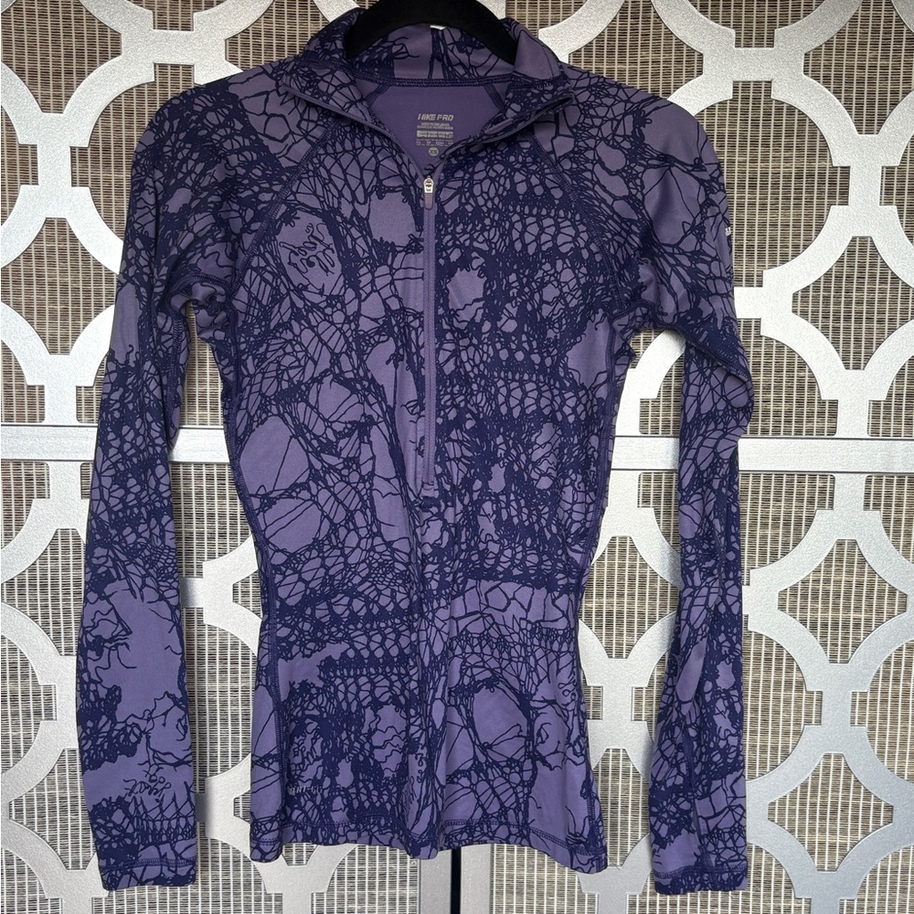Women’s Nike Purple Patterned Pullover